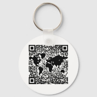 QR Code - The World Key Ring