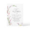 QR Code Trendy Elegant Wildflower Floral Wedding