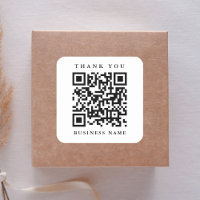 QR Code Website Link Thank You Business