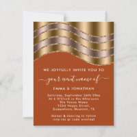 QR Code Wedding Bridal Shower Rose Blush Coral