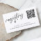 QR Code Wedding Registry Modern Simple Handwriting