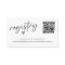 QR Code Wedding Registry Modern Simple Handwriting