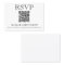 QR Code Wedding RSVP Simple 