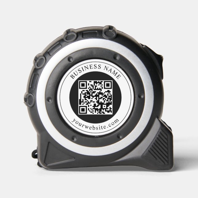 QR Code with Business Name Editable 1 (Front)