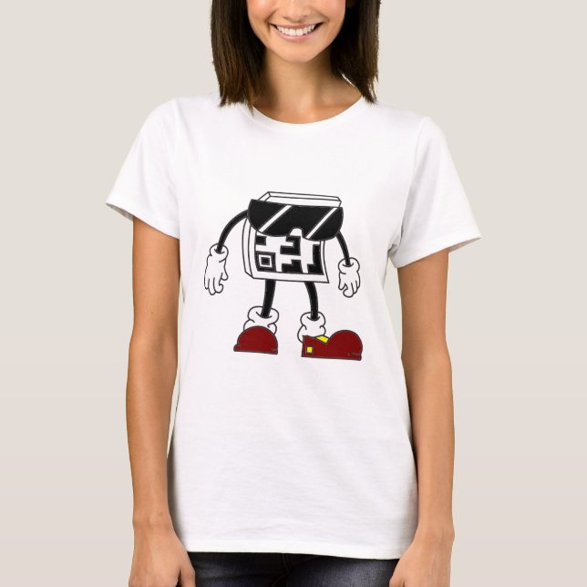 QR Code WOMAN: Scan the Future Tee (Front)