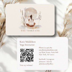 QR Code-  Yoga Reiki Wellness  Business Card