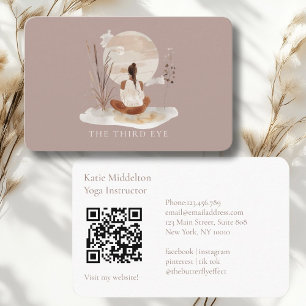 QR Code- Yoga Reiki Wellness Business Card