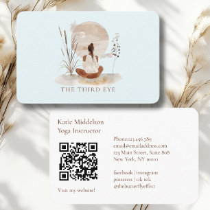 QR Code-  Yoga Reiki Wellness  Business Card