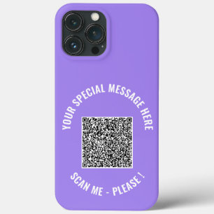 QR Code Your Special Message iPhone Case Gift
