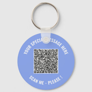 QR Code Your Special Message Surprise Keychain