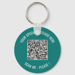 QR Code Your Text Message Surprise Keychain Gift