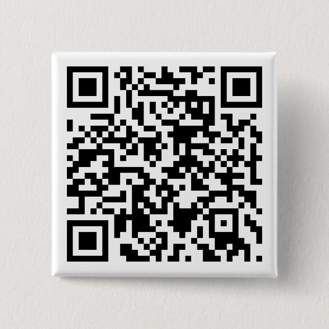 QR Coded Button - Customisable (Front)