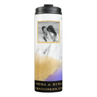 *~* QR LOGO COUPLE Photo Gold Purple 