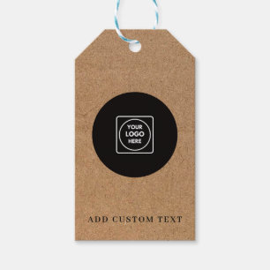 QR Logo Text Business Product Label price tags