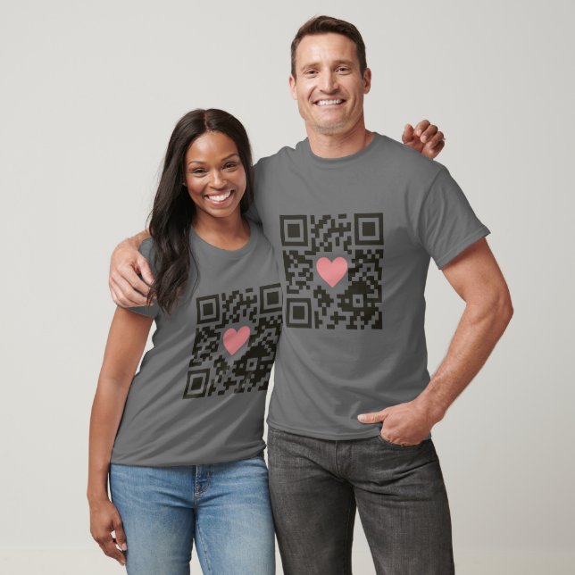 QR Love Code T-Shirt (Unisex)