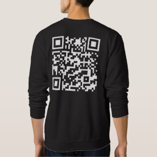 QR President Trump 45/47 Christmas Dancing Code Sweatshirt