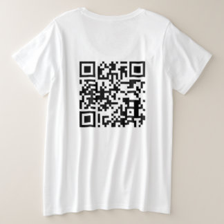QR Put your phone away & get back to work Teacher Plus Size T-Shirt