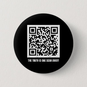 Qr Trump Dancing Code Merch Uni-adult , Black, 6 Cm Round Badge