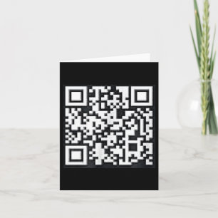 Qr Trump President Trump Dance Code Funny Uni Card