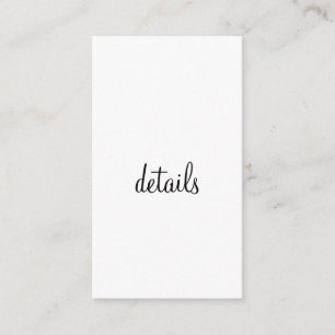 QR WEDDING WEBSITE add photoname date black white Enclosure Card