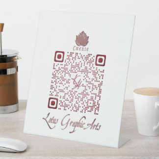 QRcodde for multi-purpose use Pedestal Sign