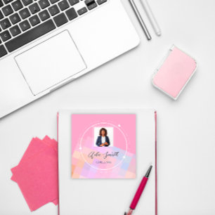 QRCode Logo Custom Custom Photo Geometric Square B Square Business Card