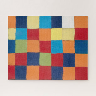 "Qu 1" Colour Chart Paul Klee Jigsaw Puzzle