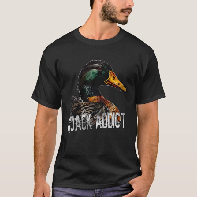 Quack Addict Awesome Duck T-Shirt (Front)