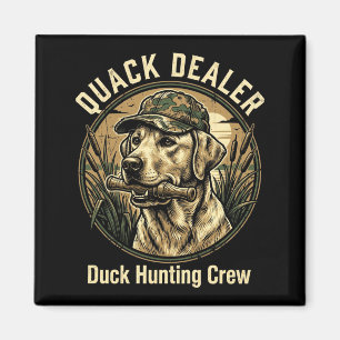 Quack Er Funny Duck Hunting Labrador Retriever Dog Magnet