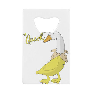 Quack Funny Banana Duck Strange Illustration Gift