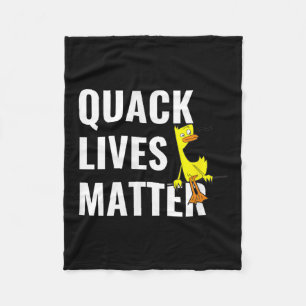 Quack Lives Save The Cute Duck Tips For A New Vega Fleece Blanket