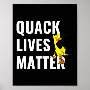 Quack Lives Save The Cute Duck Tips For A New Vega Poster