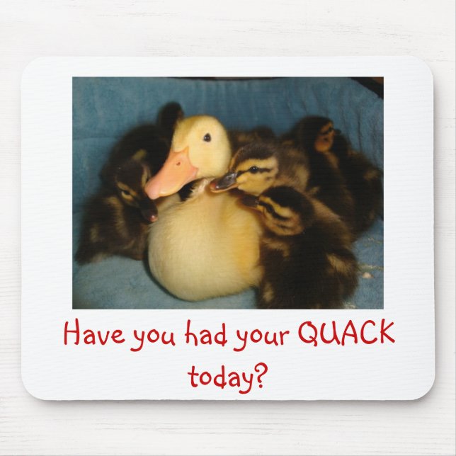 Quack mousepad (Front)