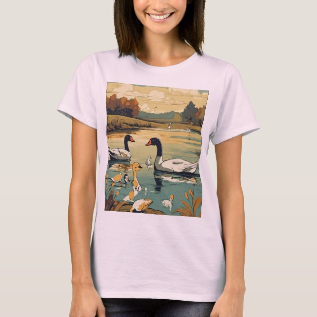 Quack Squad Serenity - Ducks in Harmony T-Shirt (Front)