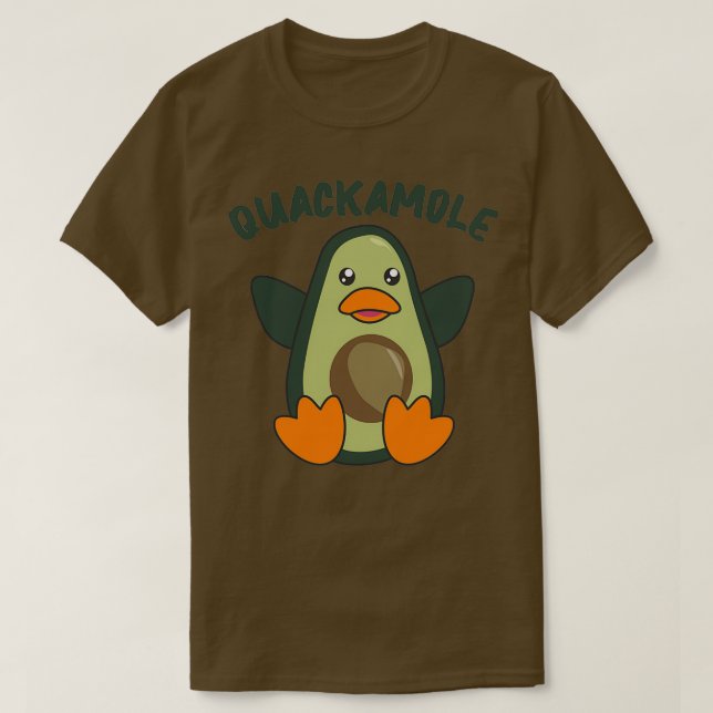 Quackamole Sweet Avocado Duck Pun Avocados 4 T-Shirt (Design Front)