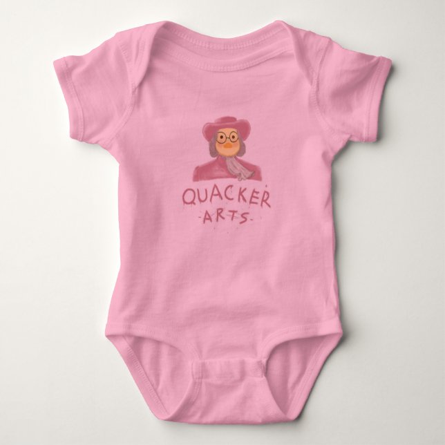 Quacker Arts Cute Baby Bodysuits (Front)