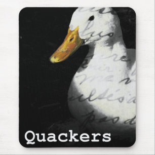Quackers Duck Collage Mouse Pad