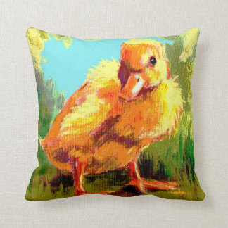 Quackers Yellow Fuzzy Duckling Pillow