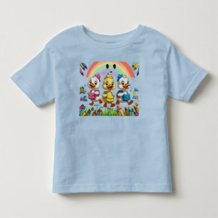 "Quacking into Kindergarten!" – Cute Duck Back-to- Toddler T-Shirt