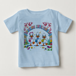 "Quacking Kindergarten – Cute Duck Back-to-School Baby T-Shirt