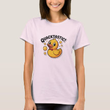 Quacktastic Rubber Duck Cartoon Women's T-Shirt
