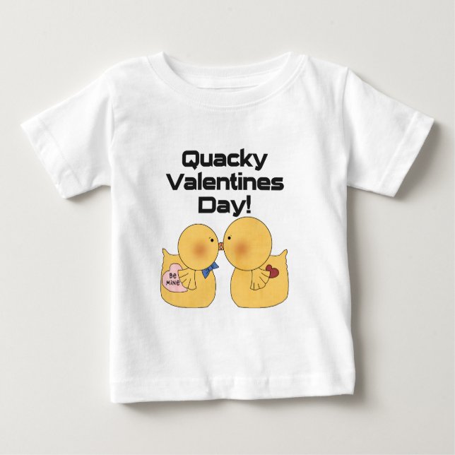 Quacky Valentines Day Tshirts and Gifts (Front)