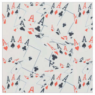 Quad Aces Pattern, Fabric