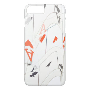 Quad Aces Poker Cards Pattern, Case-Mate iPhone Case