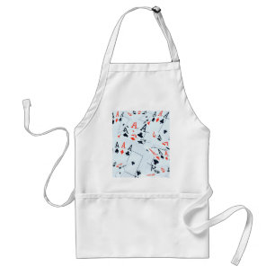 Quad Aces Poker Cards Pattern, Standard Apron