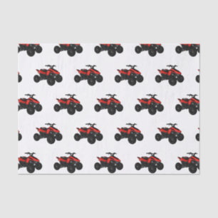 Quad bike atv cartoon illustration tissue paper