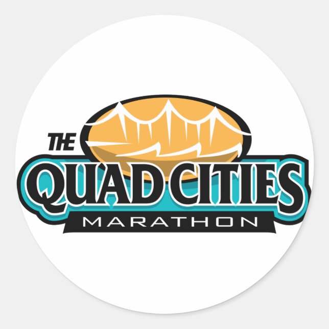 Quad Cities Marathon Classic Round Sticker (Front)