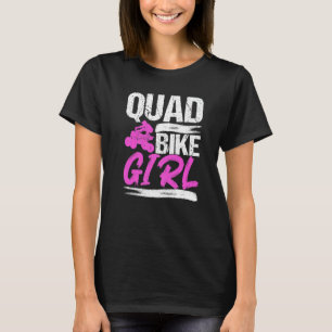 Quad Four Wheeler Women Quadding Quad Mudding T-Shirt