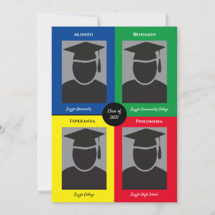 Quad Grad Announcement with Photos