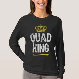 Quad King Men Boys Lover Bike ATV Funny Cool Gift T-Shirt